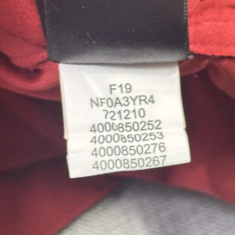The North Face Jacket Mens‎ XL Red Puffer Insulated Quilted Short Zip Pockets